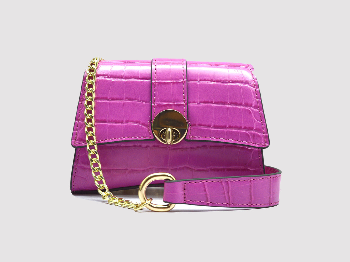 Fuschia Mini Cross Body Sling Bag