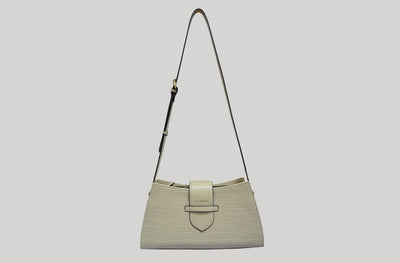 Bella Croco Beige Cross Body Sling Bag