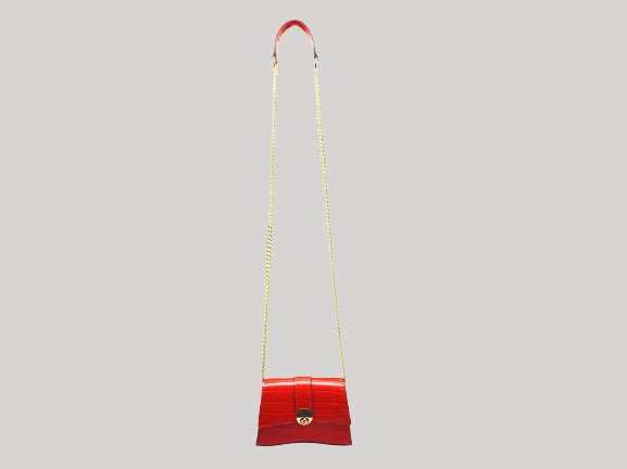 Berry scarlet Mini Cross Body Sling Bag