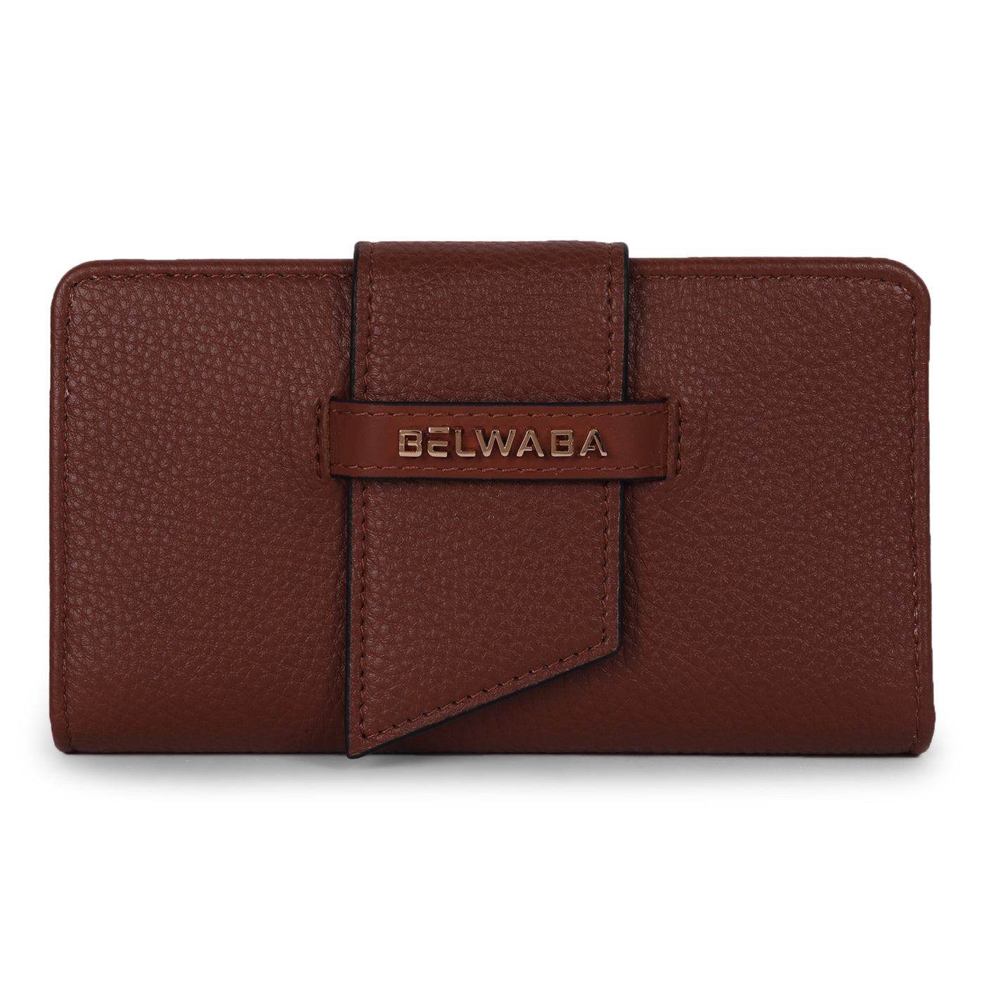 Tan Front Flap Wallet