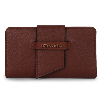 Tan Front Flap Wallet