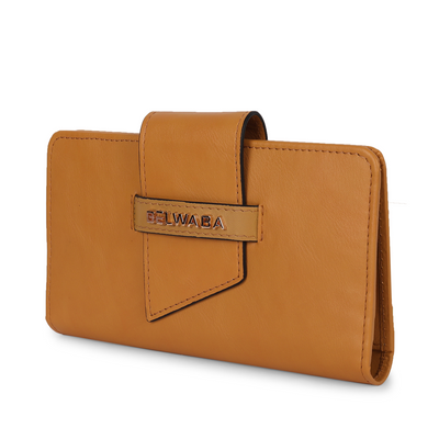 Tan Front Flap Wallet