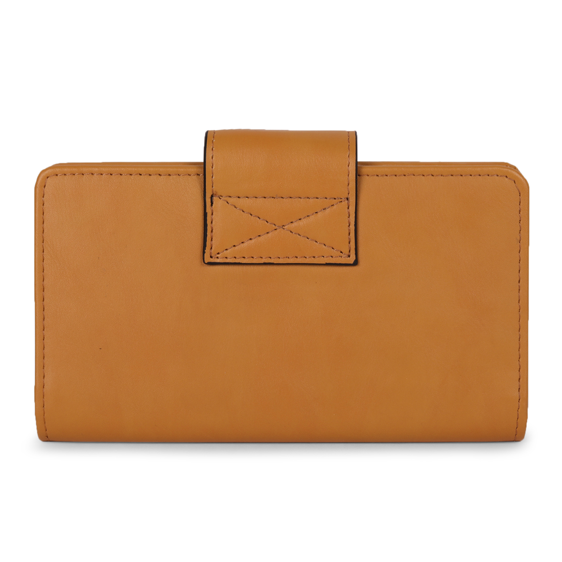 Tan Front Flap Wallet