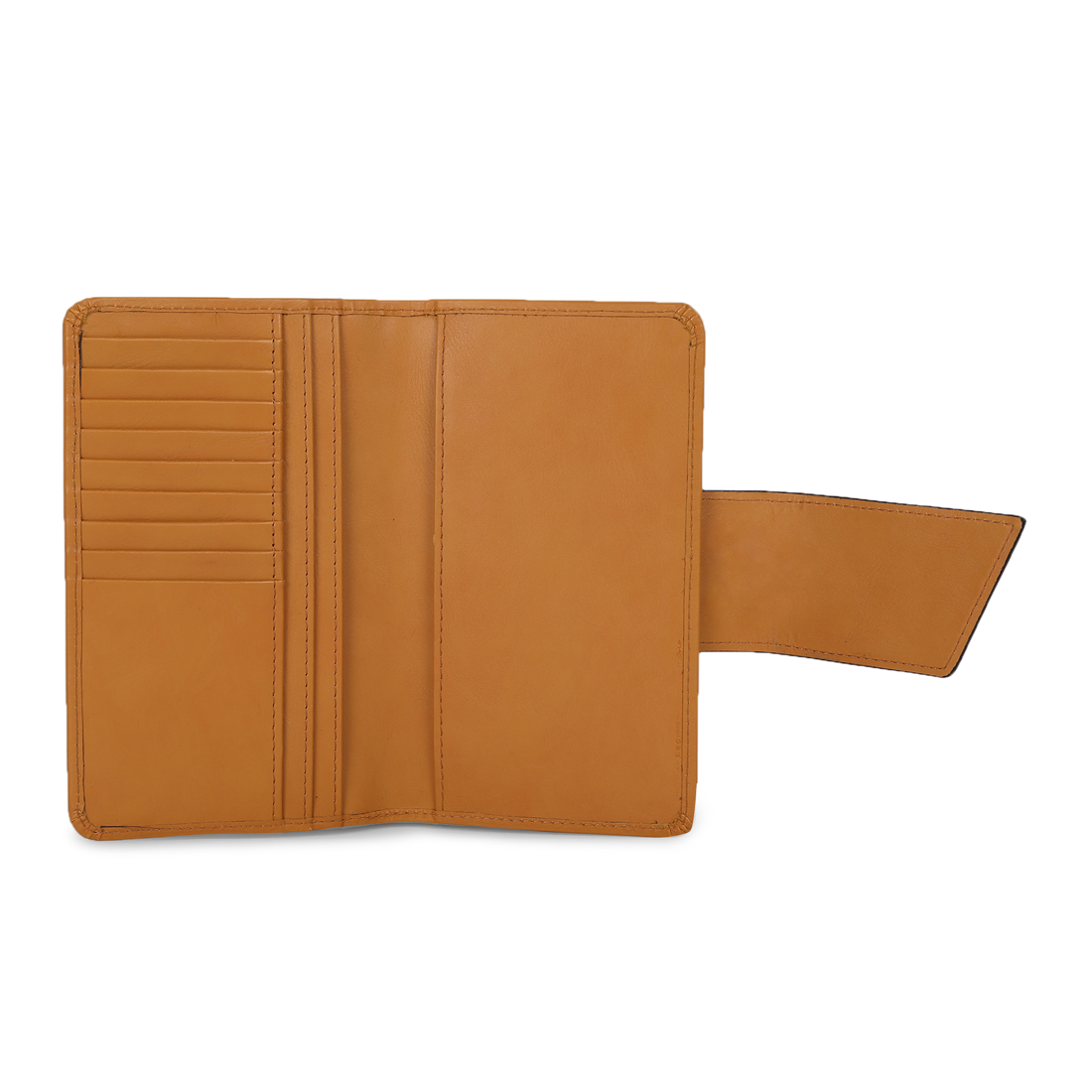 Tan Front Flap Wallet