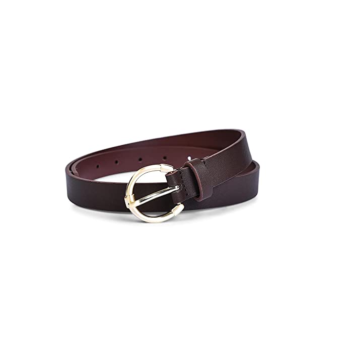 Belwaba | Vegan Leather Brown women's Belt