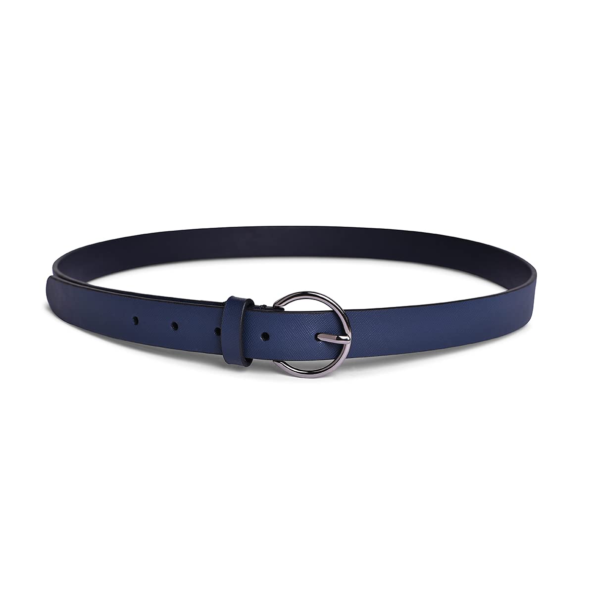 Belwaba | Vegan Leather Navy Blue Saffiano women's Belt