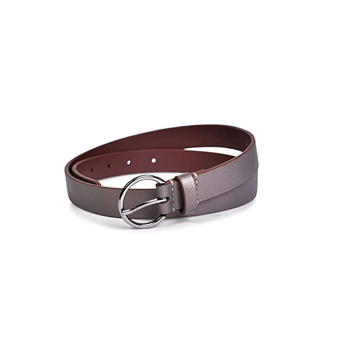 Belwaba | Vegan Leather Bronze Color Saffiano women's Belt