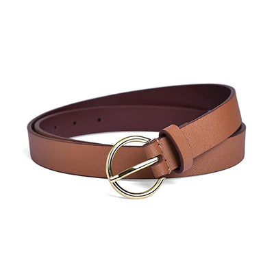 Belwaba | Vegan Leather Tan Saffiano women's Belt