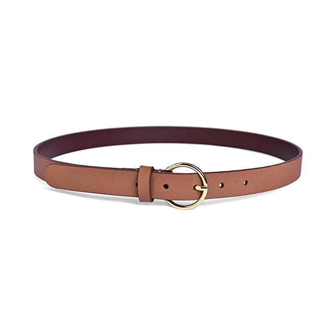 Belwaba | Vegan Leather Tan Saffiano women's Belt