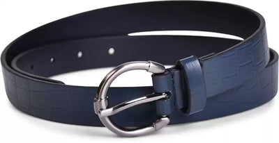 Belwaba Women Casual Blue Artificial Leather Belt