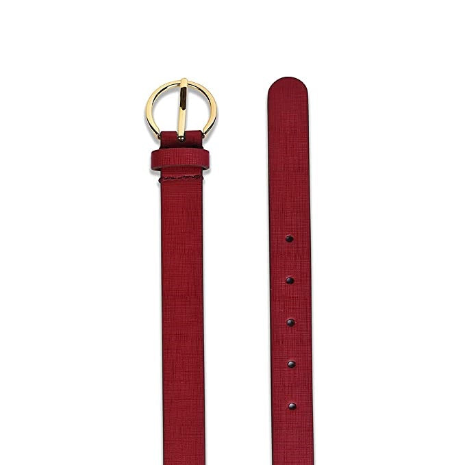 Belwaba Women Casual Red Artificial Leather Belt