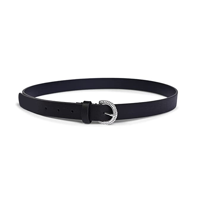 Belwaba Women Casual Black Artificial Leather Belt