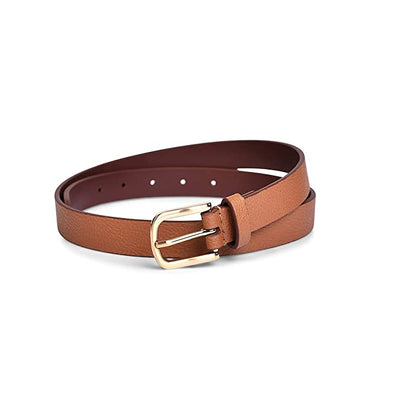 Belwaba Women Casual Tan Artificial Leather Belt