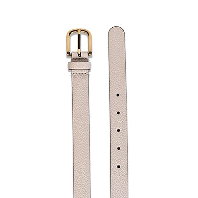 Belwaba Women Casual Beige Artificial Leather Belt