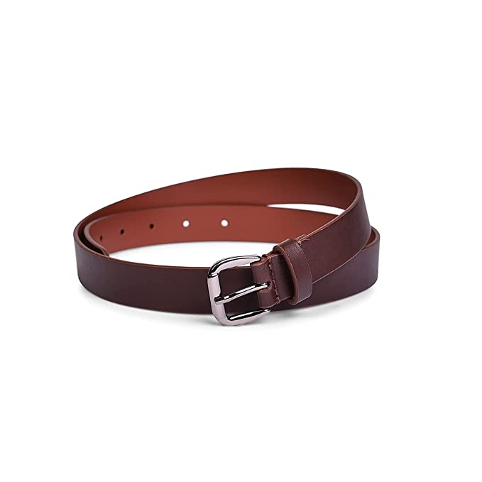 Belwaba Women Casual Brown Artificial Leather Belt