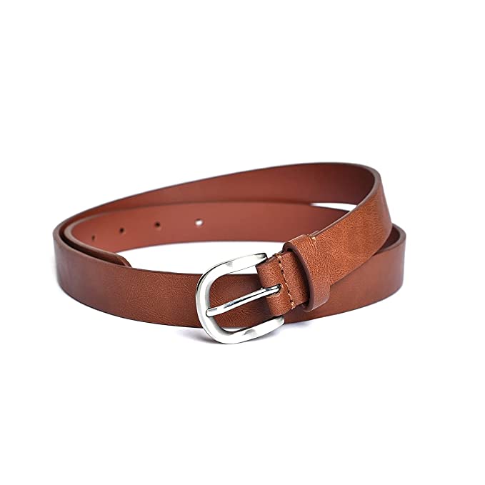 Belwaba Women Casual Brown Artificial Leather Belt