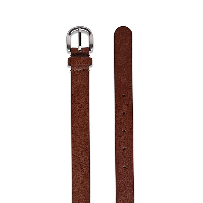 Belwaba Women Casual Brown Artificial Leather Belt