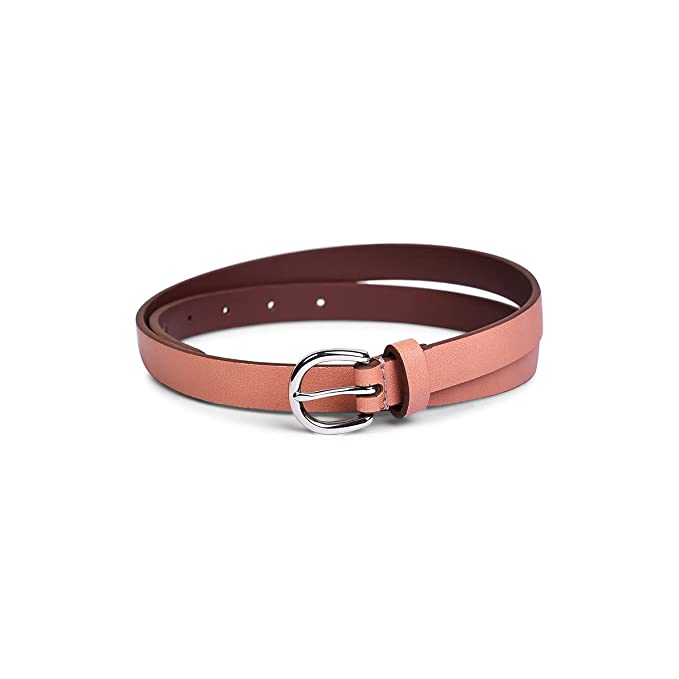 Belwaba Women Casual Pink Artificial Leather Belt