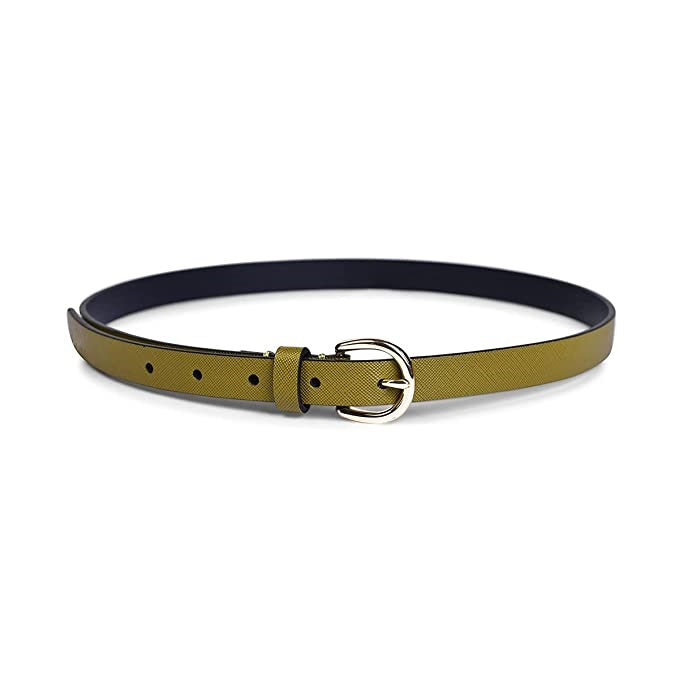 Belwaba Women Casual Green Artificial Leather Belt