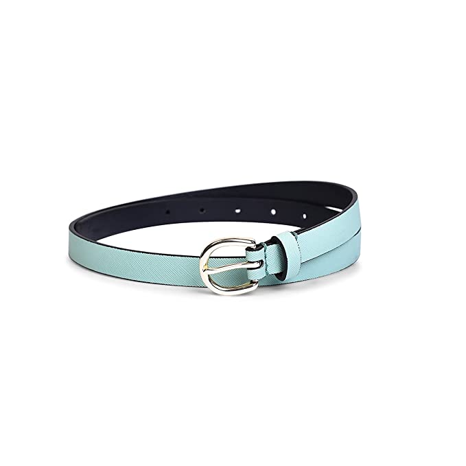 Belwaba Women Casual Blue Artificial Leather Belt