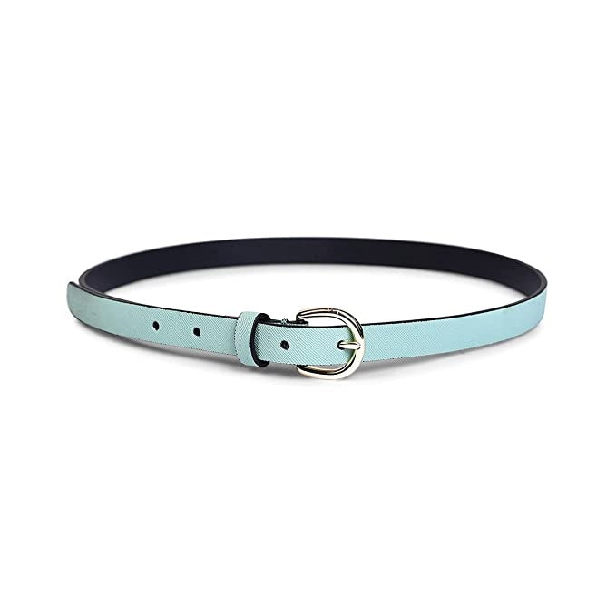 Belwaba Women Casual Blue Artificial Leather Belt