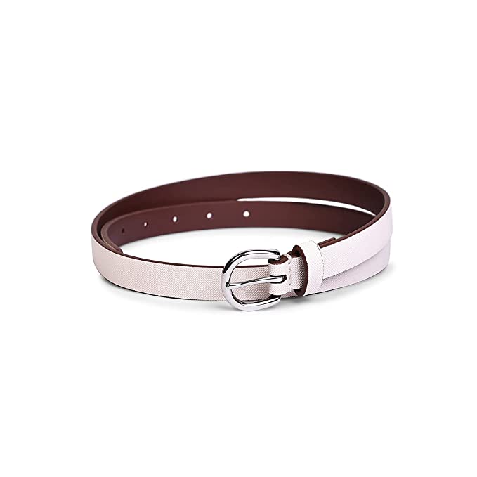 Belwaba Women Casual White Artificial Leather Belt