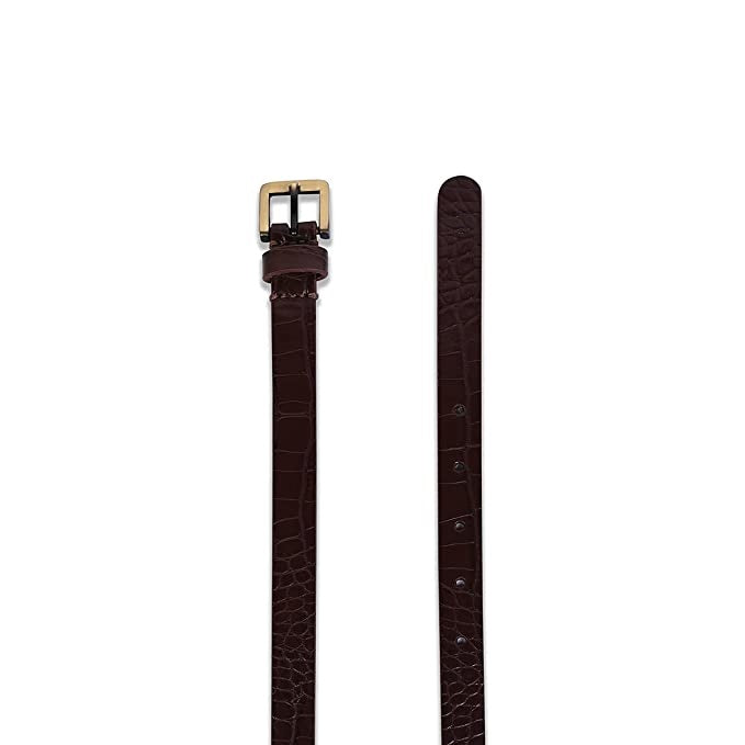 Belwaba Women Casual Brown Artificial Leather Belt