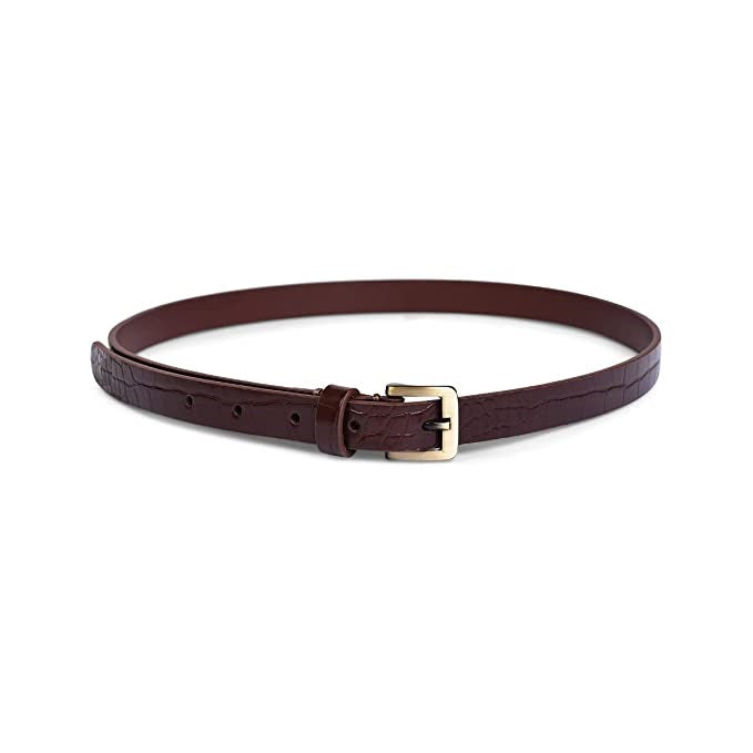 Belwaba Women Casual Brown Artificial Leather Belt