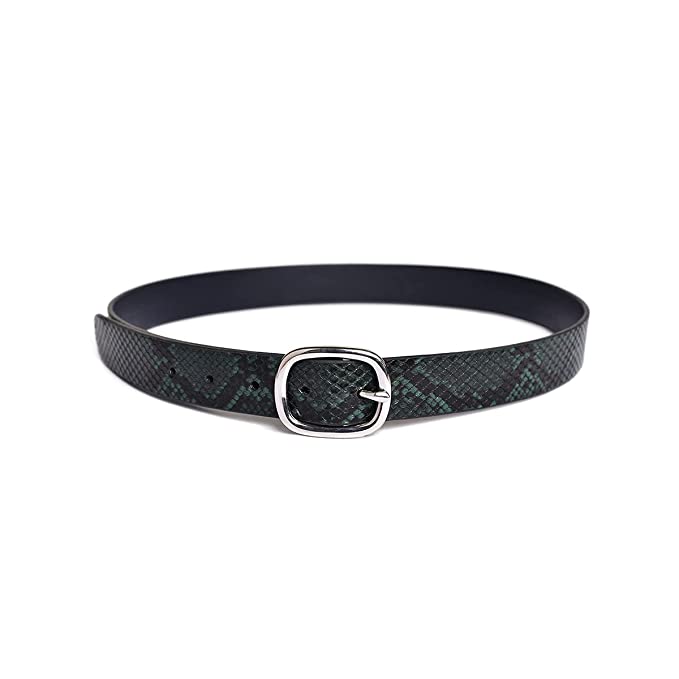 Belwaba Women Casual Green Artificial Leather Belt