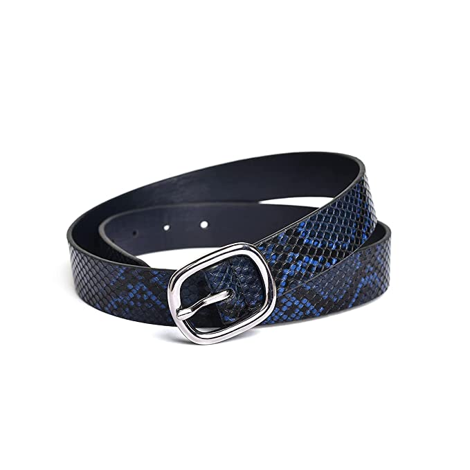 Belwaba Women Casual Blue Artificial Leather Belt