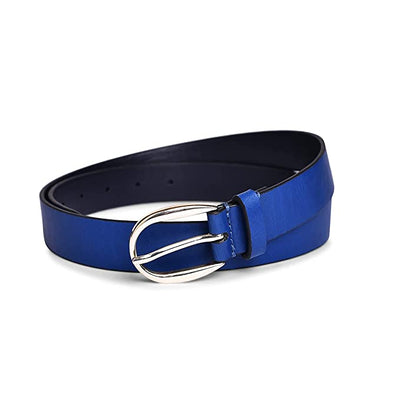 Belwaba Women Casual Blue Artificial Leather Belt