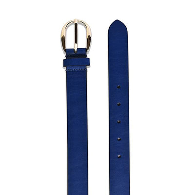 Belwaba Women Casual Blue Artificial Leather Belt