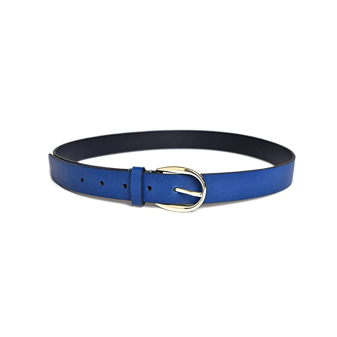 Belwaba Women Casual Blue Artificial Leather Belt