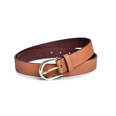 Belwaba Women Casual Tan Artificial Leather Belt