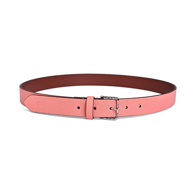 Belwaba Women Casual Pink Artificial Leather Belt