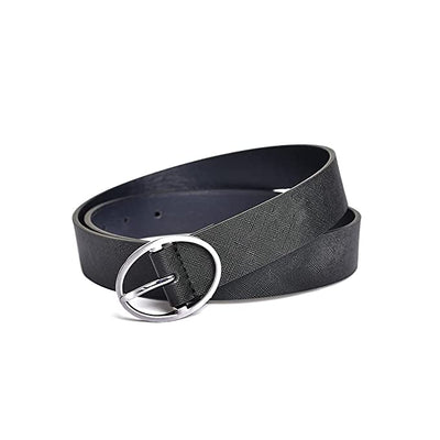 Belwaba Women Casual Black Artificial Leather Belt