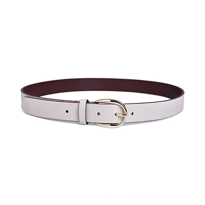 Belwaba Women Casual Beige Artificial Leather Belt