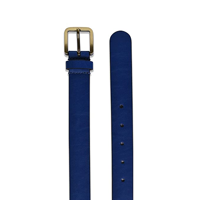 Belwaba Women Casual Blue Artificial Leather Belt