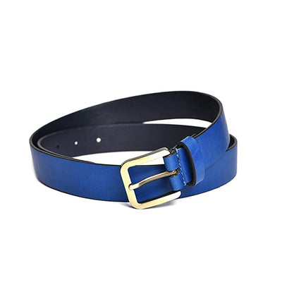 Belwaba Women Casual Blue Artificial Leather Belt