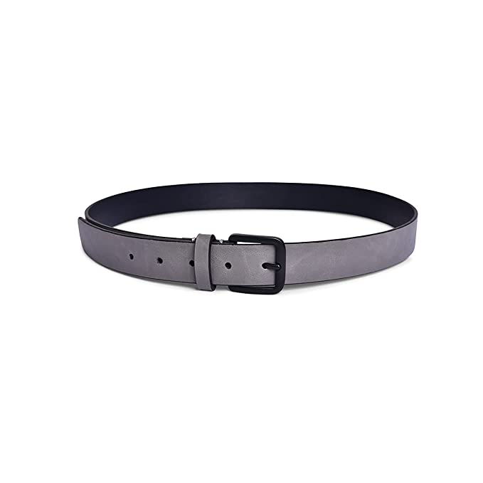 Belwaba Women Casual Grey Artificial Leather Belt