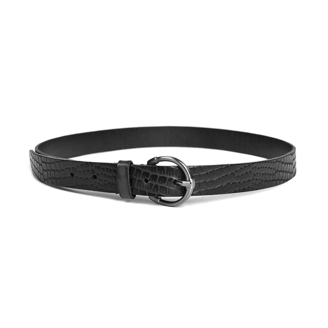 Belwaba Genuine Leather Black Women's Belt