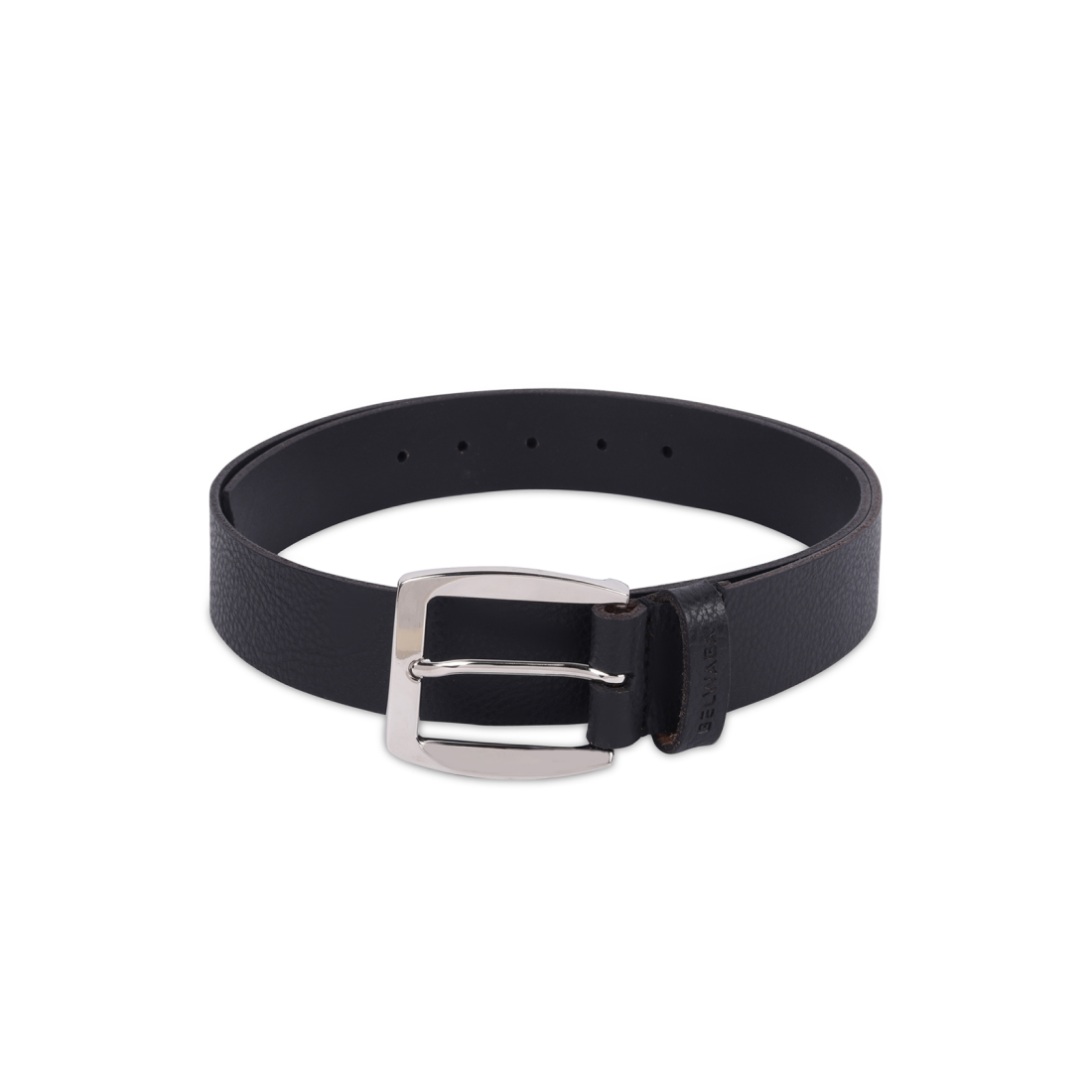 Belwaba Men Black Genuine Leather Belt