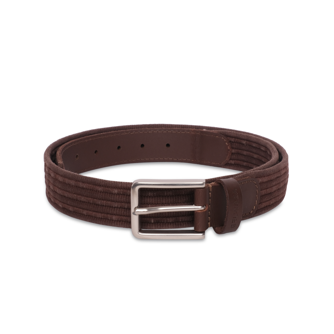 Belwaba Men Casual Brown Webbing Belt