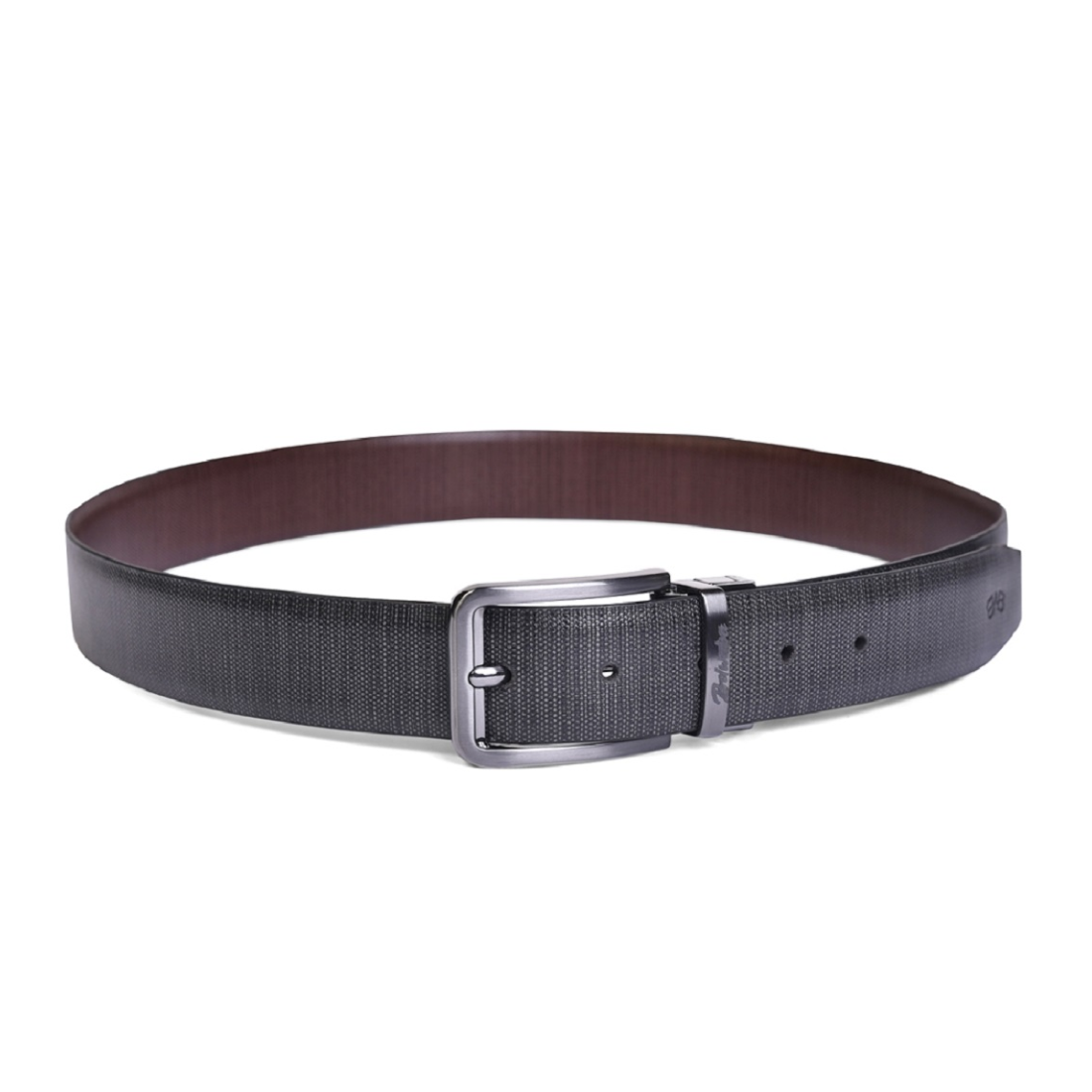 Belwaba Men Formal Black, Brown Genuine Leather Reversible Belt