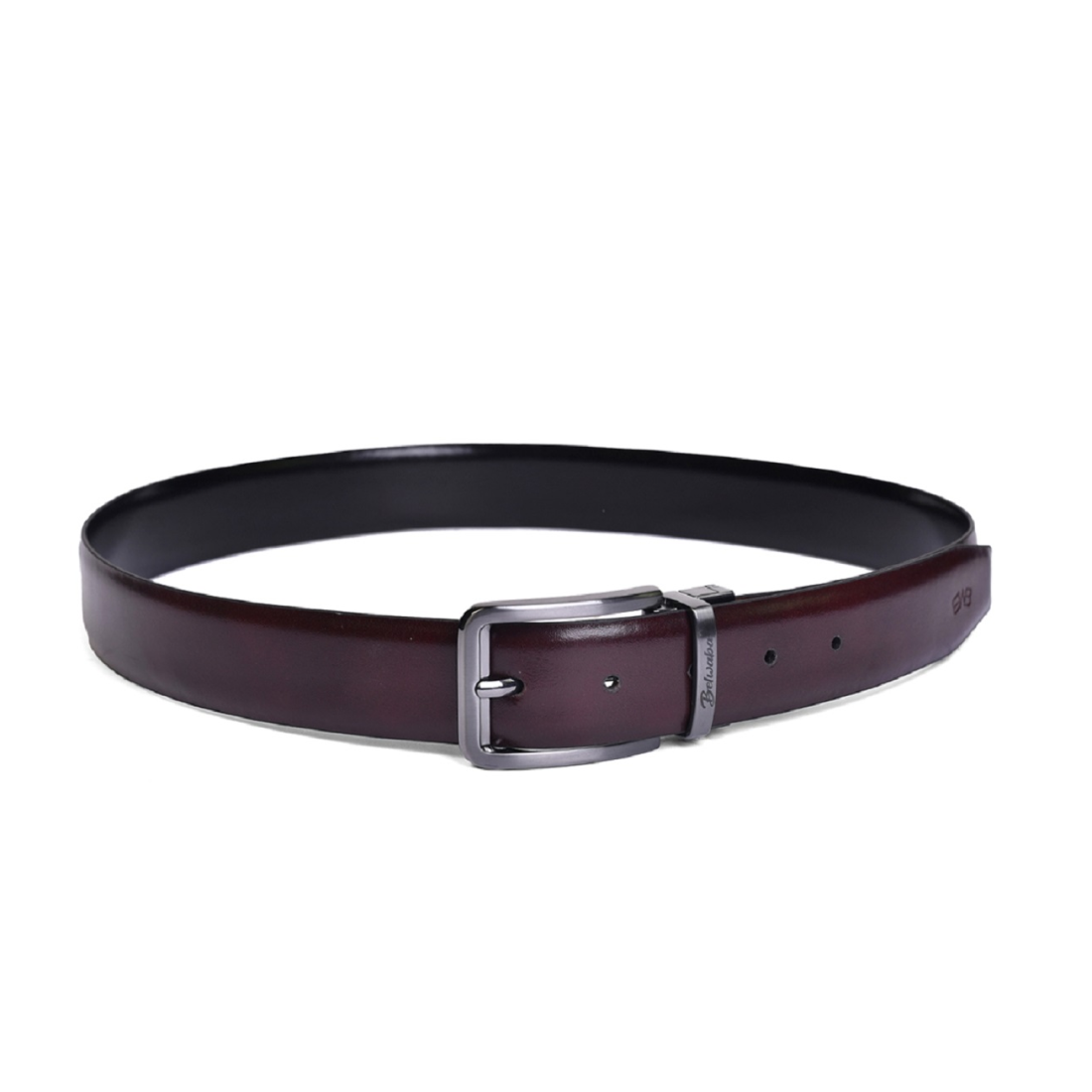 Belwaba Men Formal Multicolor Genuine Leather Reversible Belt