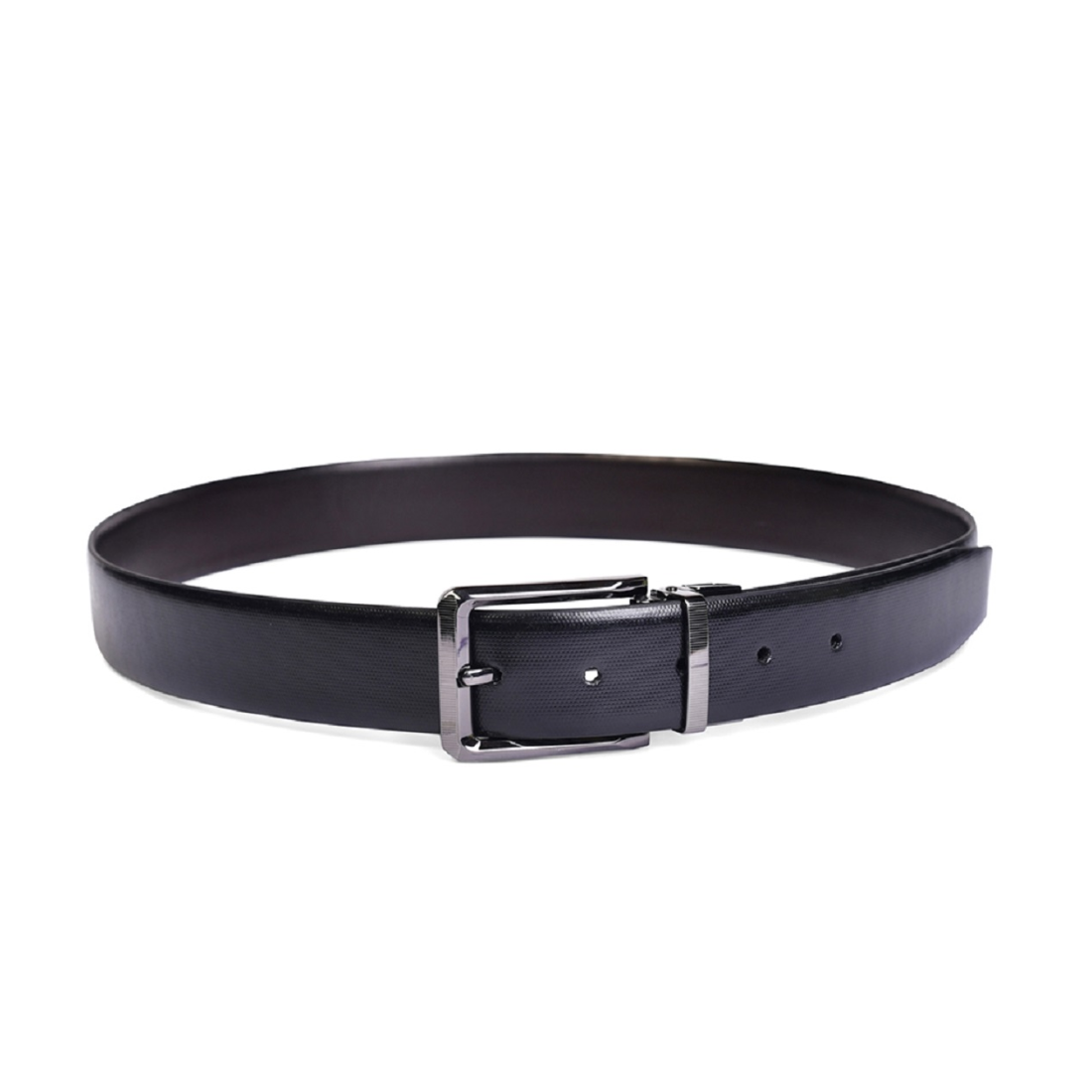 Belwaba Men Black, Brown Genuine Leather Reversible Belt