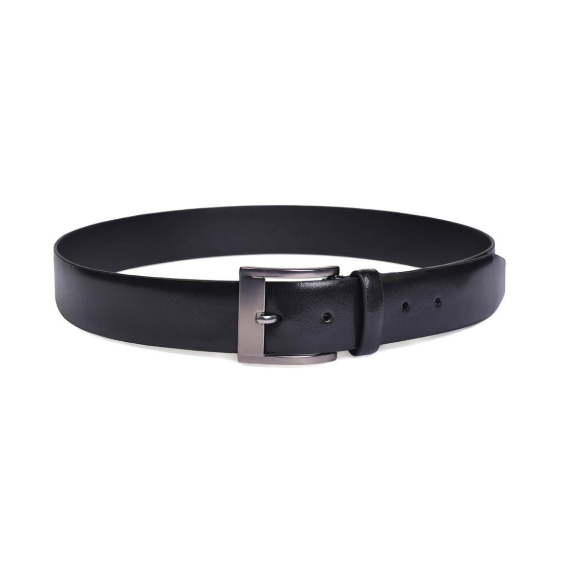 Belwaba Men Formal Black Genuine Leather Belt