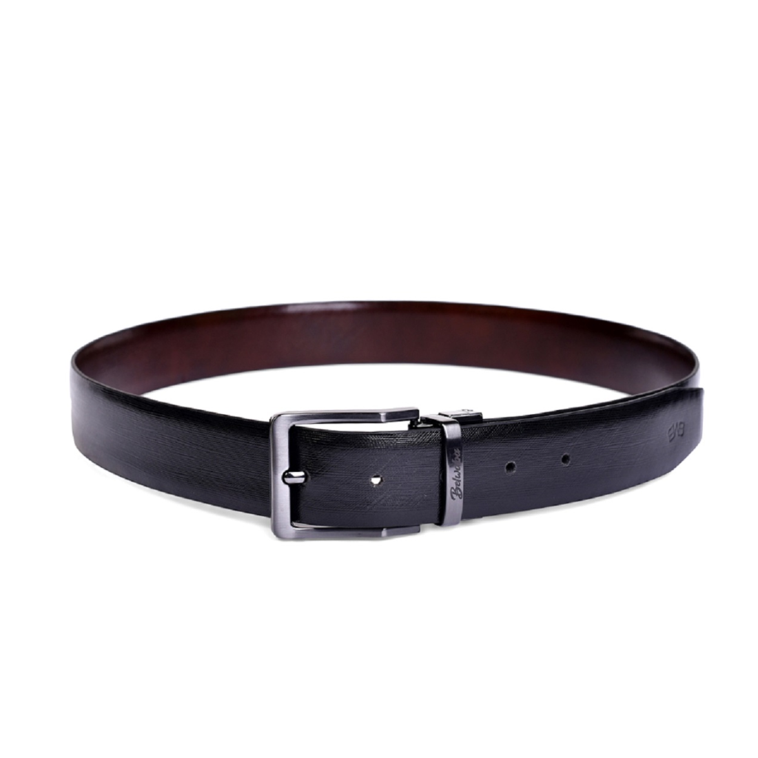 Belwaba Men Formal Multicolor Genuine Leather Reversible Belt