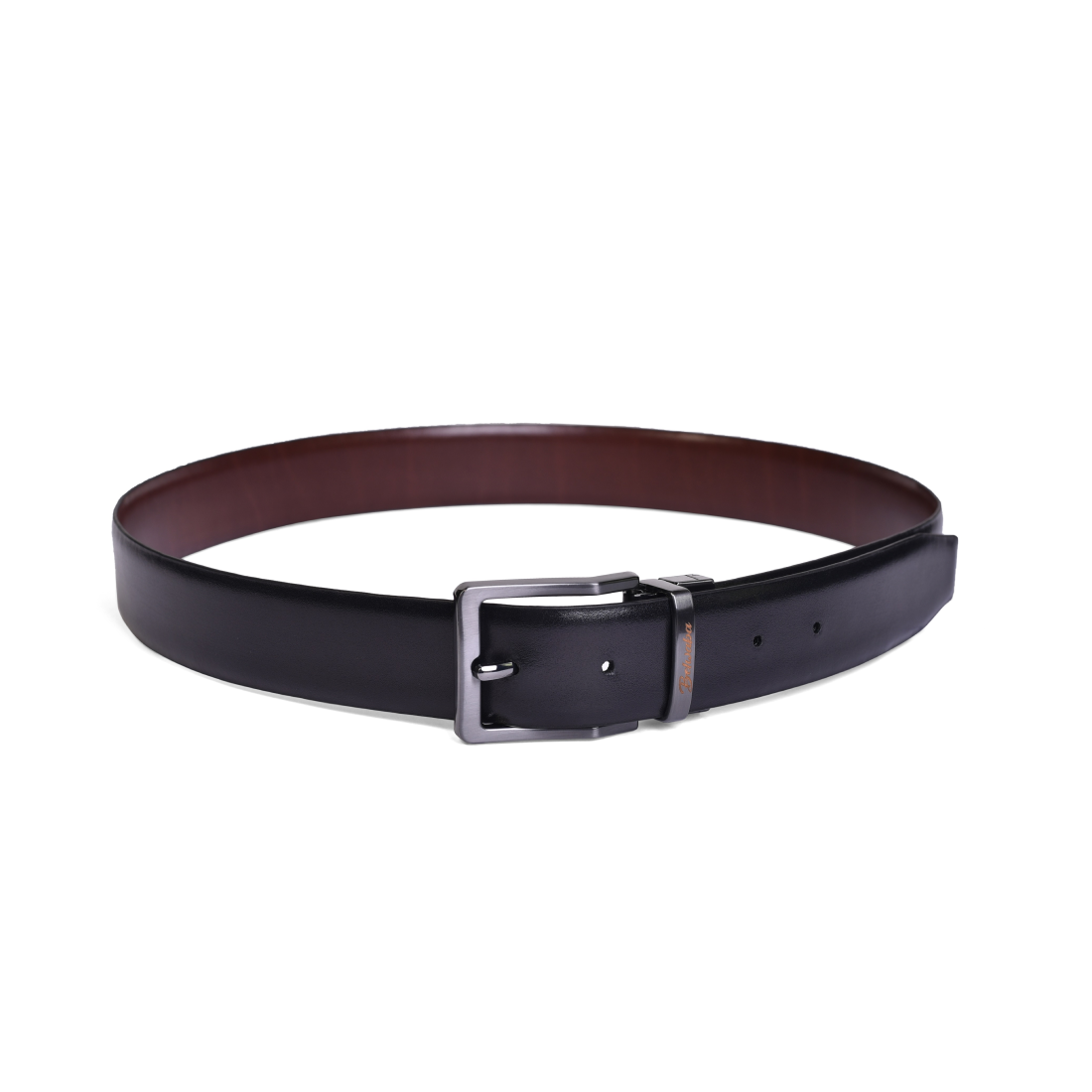 Belwaba Men Formal Black, Brown Genuine Leather Reversible Belt