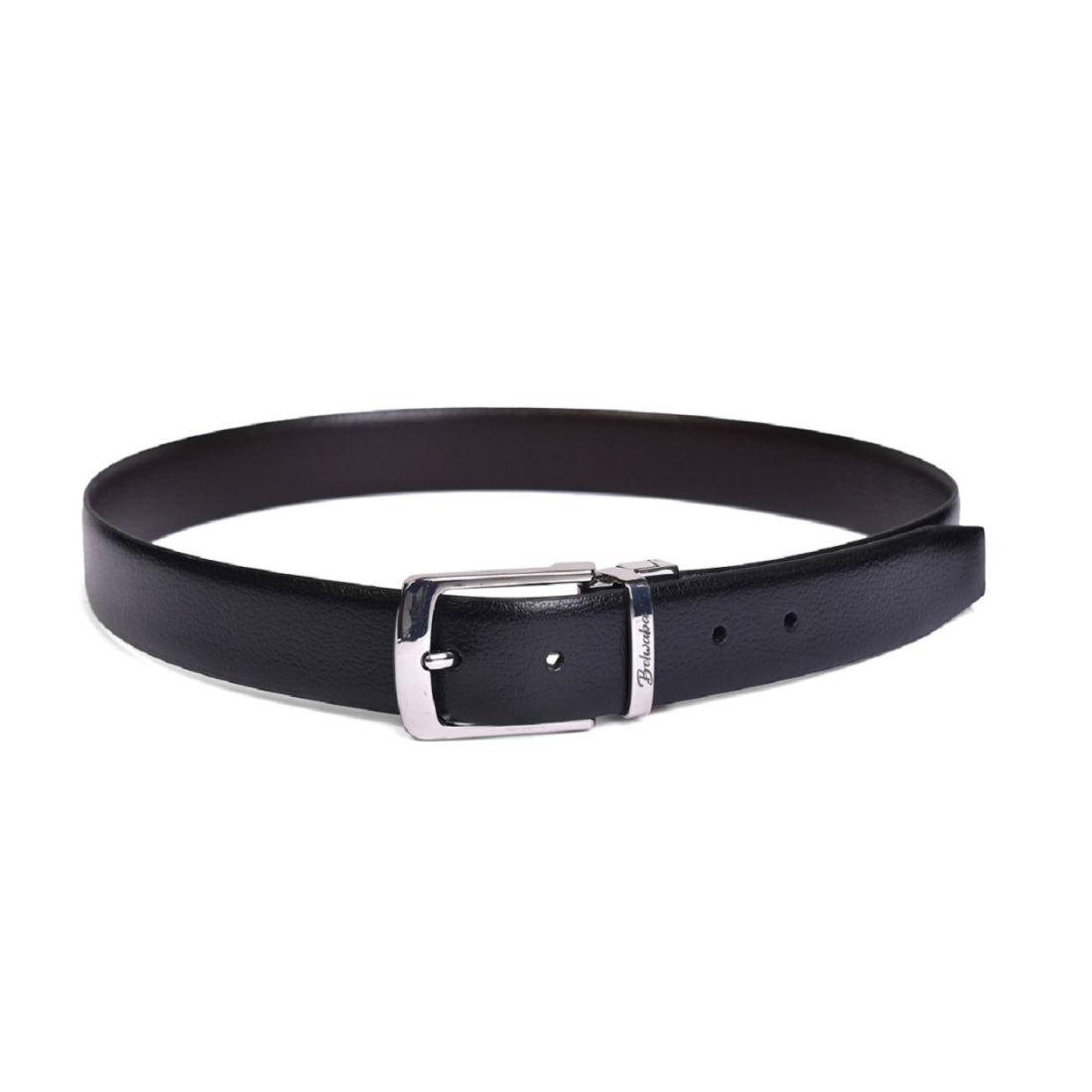 Belwaba Men Formal Black, Brown Genuine Leather Reversible Belt